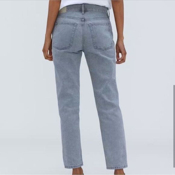 Everlane The Relaxed Straight Jean Organic Cotton Gray 26 NEW - Picture 4 of 13